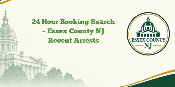 24 Hour Booking Search – Essex County NJ Recent Arrests