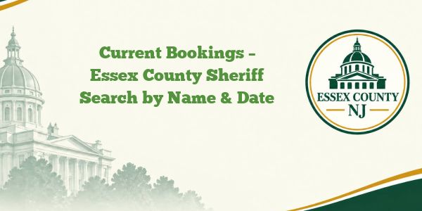Current Bookings – Essex County Sheriff Search by Name & Date