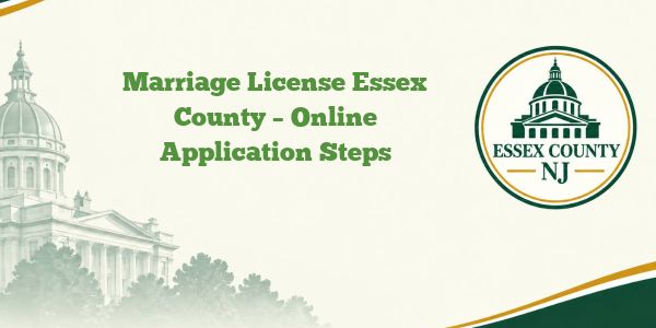 Marriage License Essex County – Online Application Steps